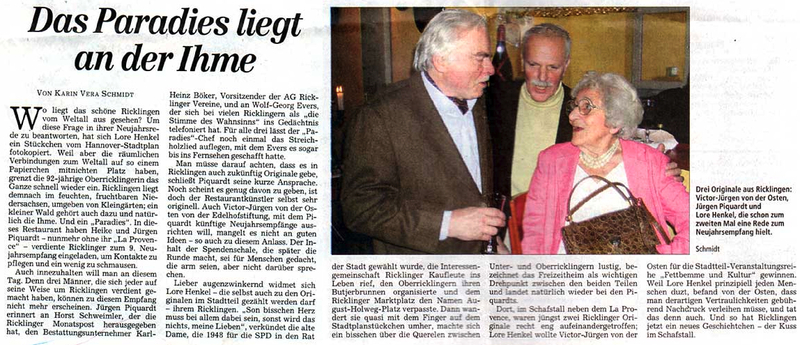 Neujahrsempfang '07