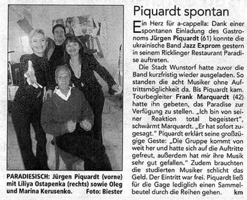 Jazz im Paradies