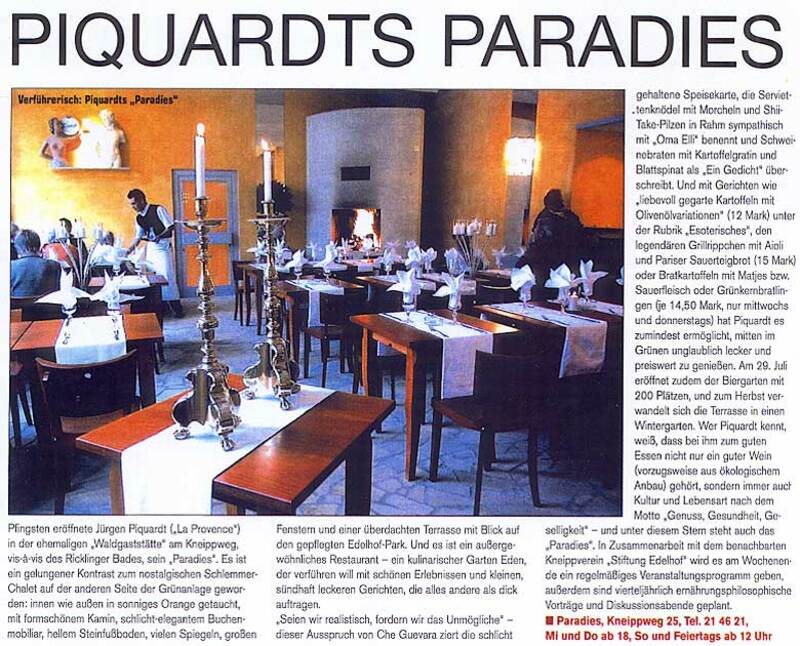 Paradies eröffnet