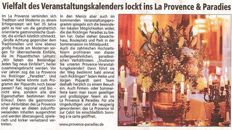 Veranstaltungskalender 2011