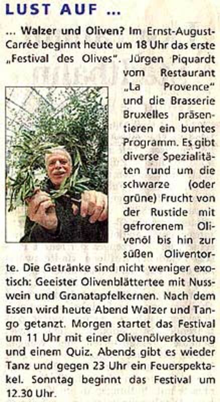 Walzer und Oliven
