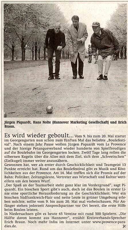Boulefestival Hallo Sonntag '02