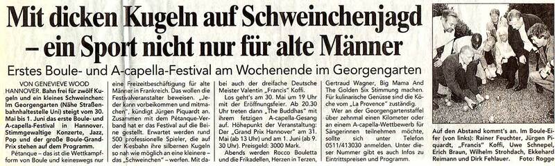 Boulefestival HAZ '97 /NP 97