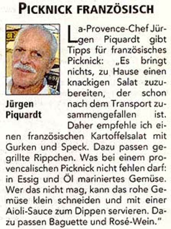 Picknick-Tipps 2005