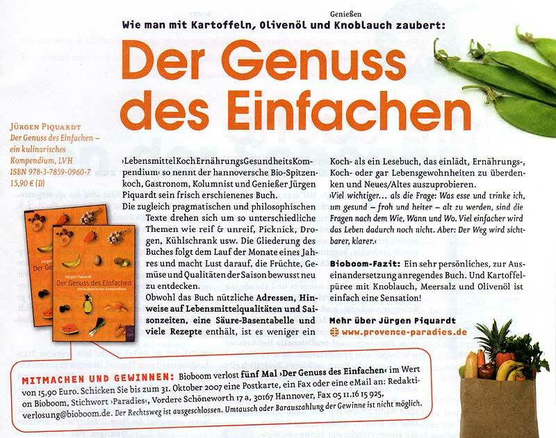 Buchvorstellung in BioBoom '0